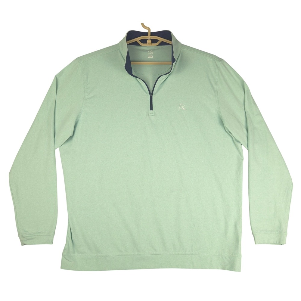 Rhoback Mens XXL Mint Green Performance Quarter Zip Pullover MQZP0001-0001-M0005